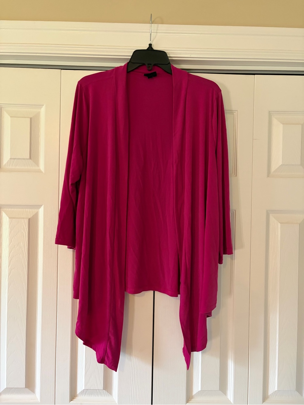 torrid Fuchsia Open-Front Draped Cardigan